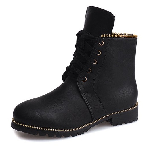 Botas Trappers Con Piel X685 Negra negro 1
