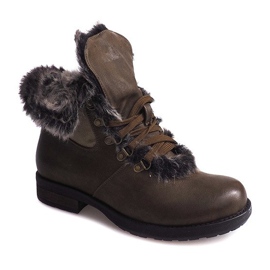 Botas de abrigo Jodhpur boots Fur X467 Green multicolor verde 3