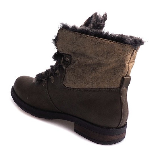 Botas de abrigo Jodhpur boots Fur X467 Green multicolor verde 1