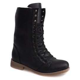 Botas de abrigo Jodhpur Fur 1053 Black negro 2