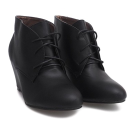 Wedges On Wedge Boots 1177B Negro 1