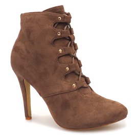 Botas De Tacón Alto H253 Caqui multicolor verde 1