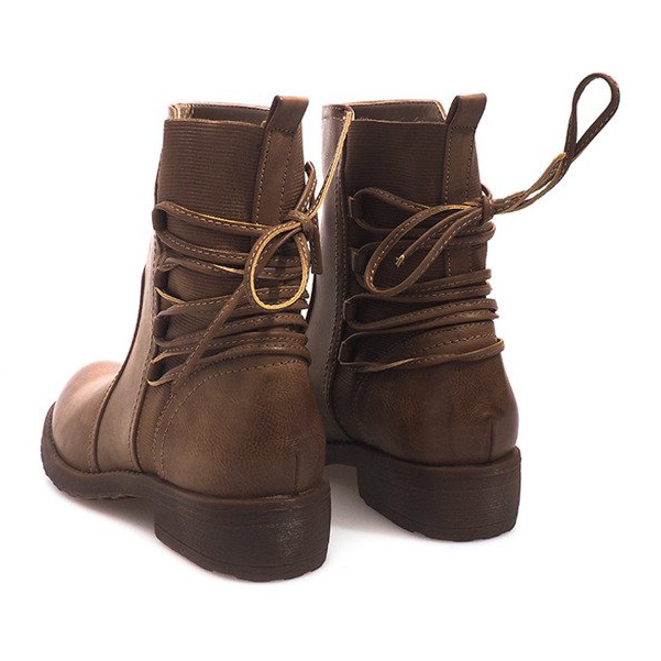 Botas altas 55435 Caqui multicolor verde 2