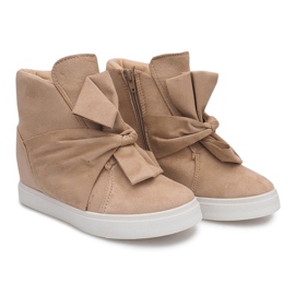 Deportivos Cuña 1787 Beige 3