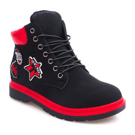 Botas de madera con aislamiento SJ1679-1 Negro 3