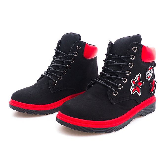 Botas de madera con aislamiento SJ1679-1 Negro 1 Botas de madera con aislamiento SJ1679-1 Negro 1