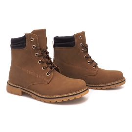 Botas de madera R-8 Camel marrón 2