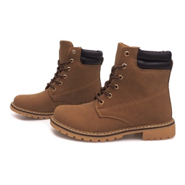 Botas de madera R-8 Camel marrón 1