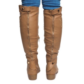 Botas altas con aislamiento X453-14 Beige 4