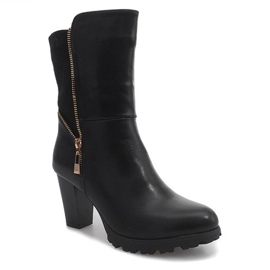 Boots On Heel FR59 Negro 2