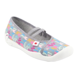 Calzado infantil befado 116Y261 azul rosado gris verde amarillo 1
