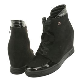 Sergio Leone Botines Deportivos Con Lazo Con Cremallera negro 4