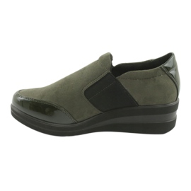 Zapatos con cuña Sergio Leone 225 oliva negro verde 2