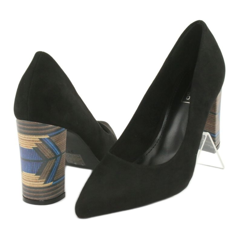 Salón de ante Filippo 1103 negro 4