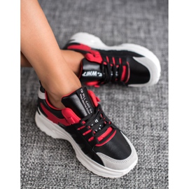 SHELOVET Calzado deportivo para mujer negro multicolor 1 SHELOVET Calzado deportivo para mujer negro multicolor 1