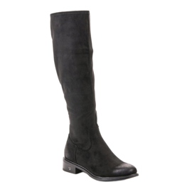 Botas de ante VINCEZA negro 6