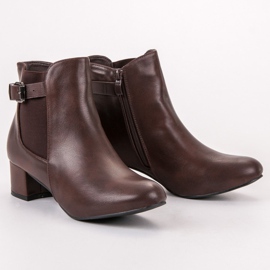 Small Swan Botas de Tacón Alto marrón 1 Small Swan Botas de Tacón Alto marrón 1