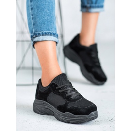 SHELOVET Calzado deportivo con cordones negro 4
