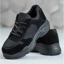 SHELOVET Calzado deportivo con cordones negro 3