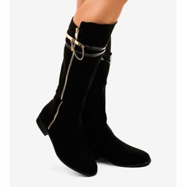 Botas de abrigo negras 7570-PG negro 2 Botas de abrigo negras 7570-PG negro 2