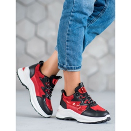 SHELOVET Zapatos deportivos rojo multicolor 1 SHELOVET Zapatos deportivos rojo multicolor 1