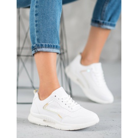 SHELOVET Zapatos deportivos blancos 4