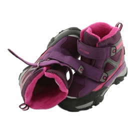 Botas MtTrek Velcro con membrana 18-501-011 violeta rosado gris 5