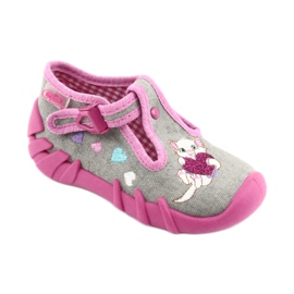 Calzado infantil befado 110P338 rosa gris 1
