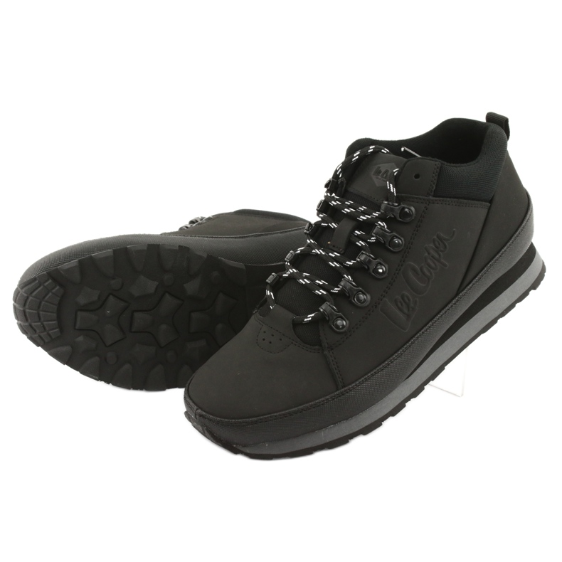 Zapatillas de hombre de invierno Lee Cooper 19-20-011 negras negro 4