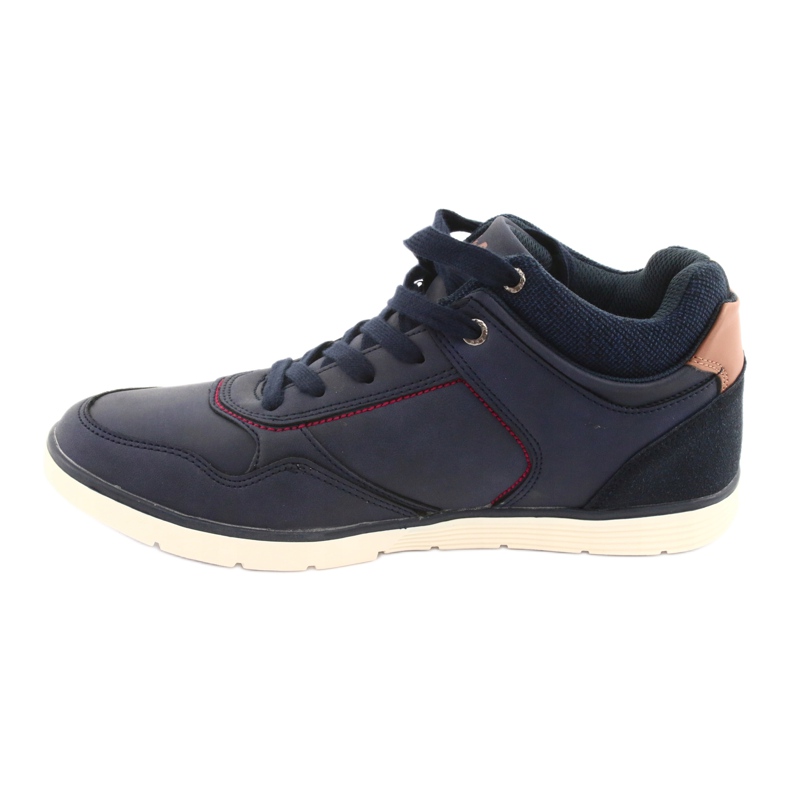 Zapatos de hombres Lee Cooper 19-29-032B azul marino marrón 2