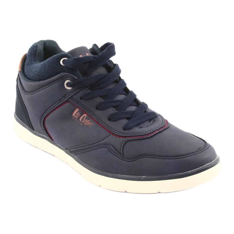 Zapatos de hombres Lee Cooper 19-29-032B azul marino marrón 1