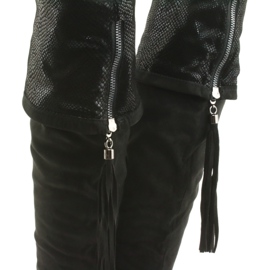 Botas de ante negro Filippo 514 4