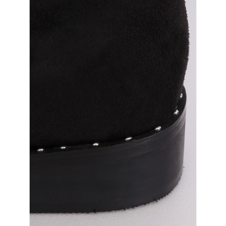 Botas de ante negro QT04P Black 2 Botas de ante negro QT04P Black 2