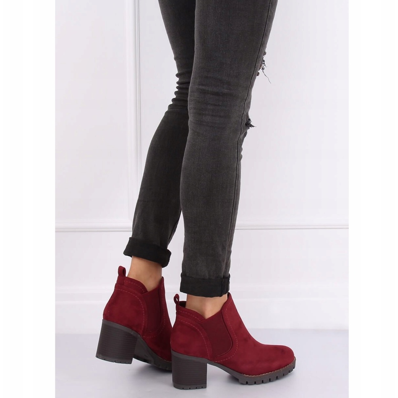 Botas granate 8B879 Wine Jodhpur rojo 1