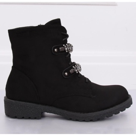 Botas negras con cordones H8-118 Black negro 3