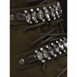 Botas verdes con cordones H8-118 Green 4