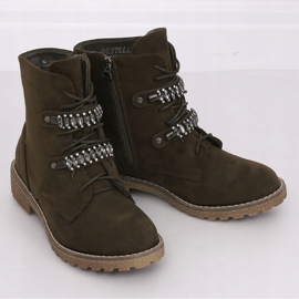 Botas verdes con cordones H8-118 Green 1