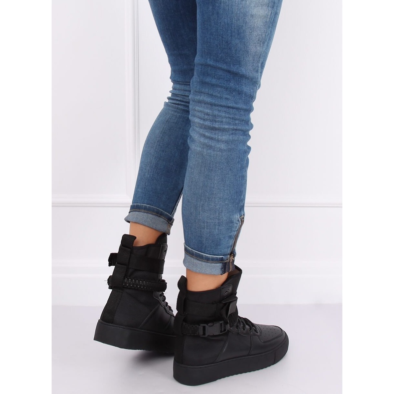 Black Y-027 Zapatillas deportivas negras negro 2