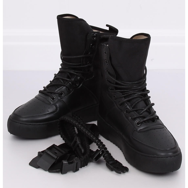 Black Y-027 Zapatillas deportivas negras negro 1 Black Y-027 Zapatillas deportivas negras negro 1