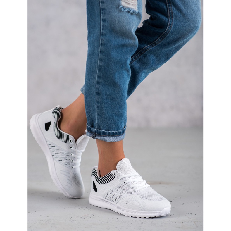 SHELOVET Calzado deportivo ligero blanco 1