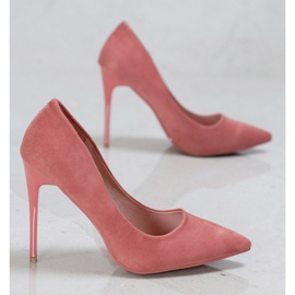 Cm Paris Tacones de ante rosado 1