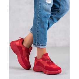 SHELOVET Zapatos deportivos rojos 1 SHELOVET Zapatos deportivos rojos 1