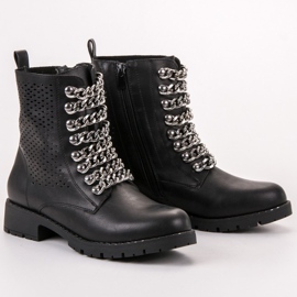 Groto Gogo Botas estilo rock negro 1 Groto Gogo Botas estilo rock negro 1