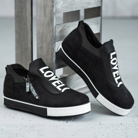 SHELOVET Amo los zapatos deportivos negro 2