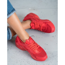 SHELOVET Zapatos deportivos rojos 2