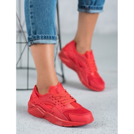 SHELOVET Zapatos deportivos rojos 1