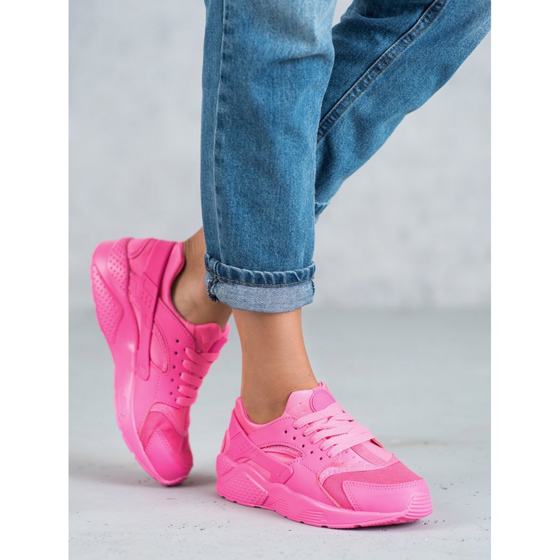 SHELOVET Zapatos deportivos rosas 2