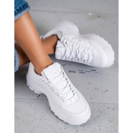 SHELOVET Calzado deportivo de moda blanco 1