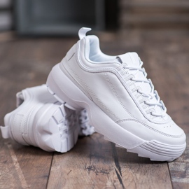 SHELOVET Calzado deportivo de moda blanco 5