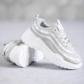 SHELOVET Calzado deportivo gris claro 2